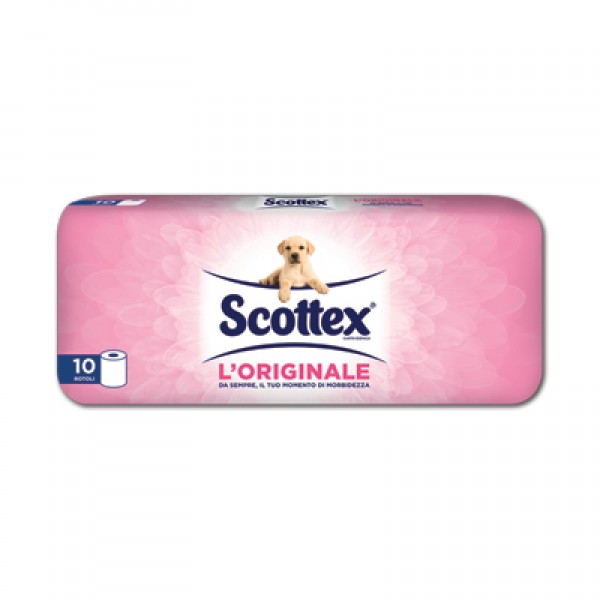 SCOTTEX CARTA IGIENICA CLASSICA X 10 ROTOLI