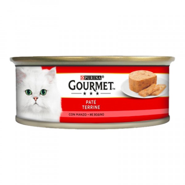 GOURMET CAT PATE BEEF GR. 195