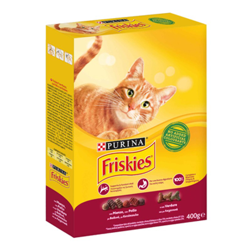 FRISKIES CAT CROCC.MANZO / CHICKEN / VEGETABLES GR.400