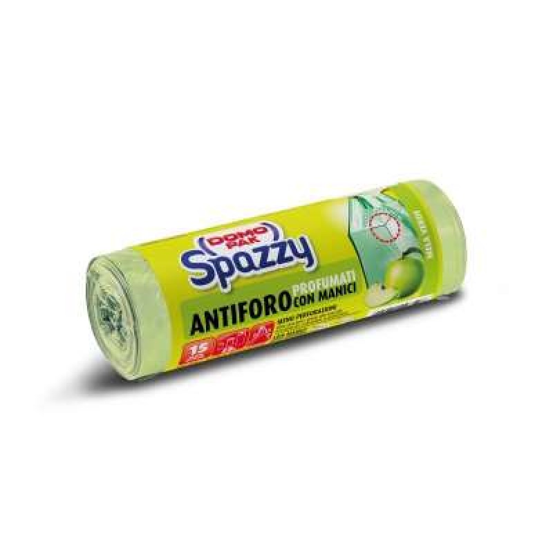 DOMOPAK SPAZZY MAXI STRONG GARBAGE BAG LT.150 CM.80X120 PCS 10 WITH TIES