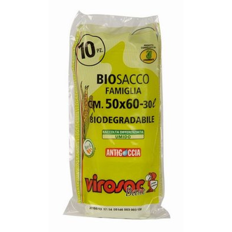 VIROSAC BIOFRIGO 28X40 4 LT. X 20 BIODEGRADABLE PIECES