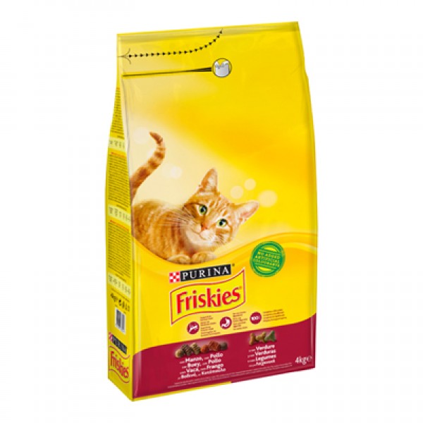 FRISKIES VITALITY PIU CROCC. CAT KG.4 BEEF / LIVER / VEGETABLES