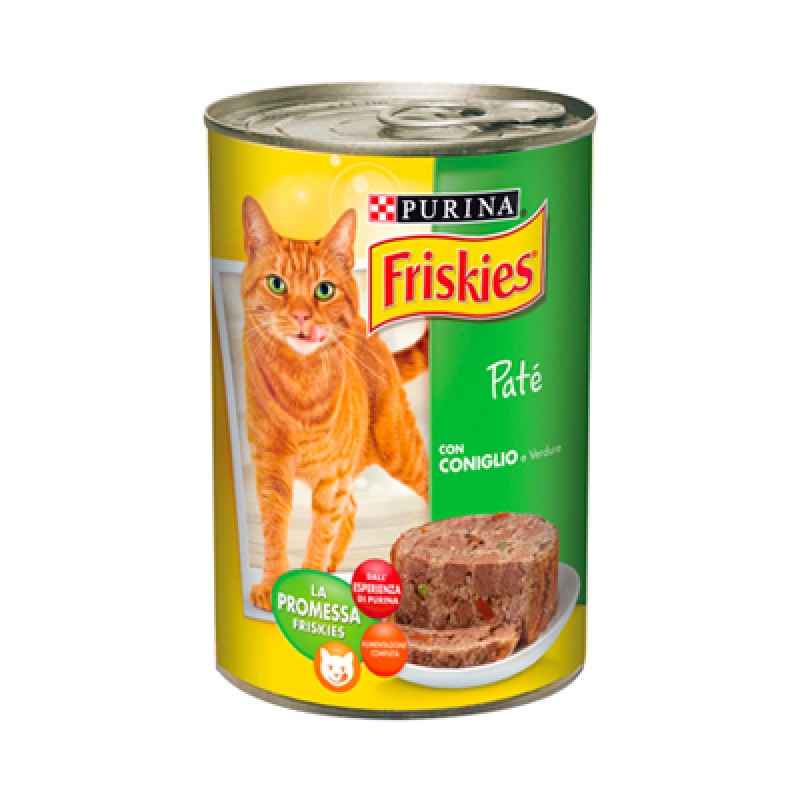 FRISKIES CAT PATE RABBIT / VEGETABLES GR.400