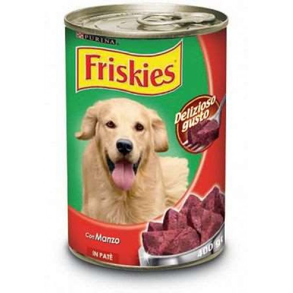 FRISKIES VITALITY DOG PATE BEEF GR.400
