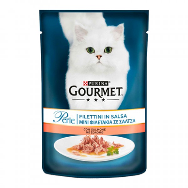GOURMET PEARLS SALMON FILLETS GR.85