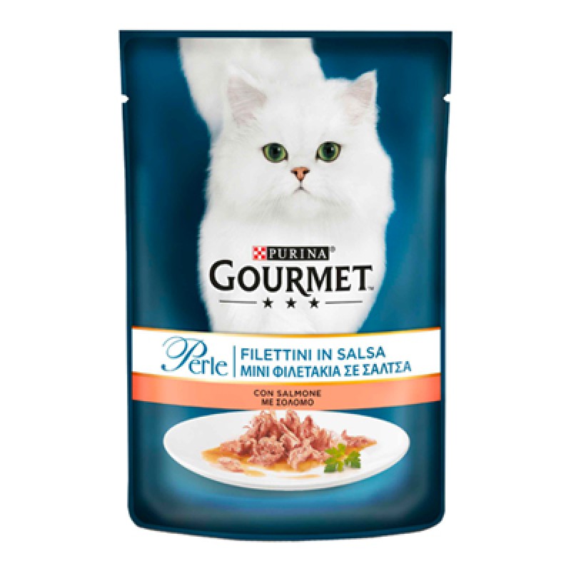 GOURMET PEARLS SALMON FILLETS GR.85
