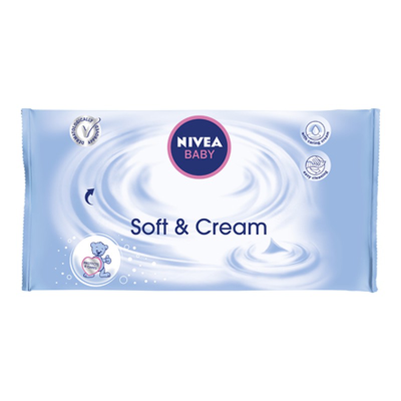 NIVEA BABY SALVIETTINE SOFT CREME X 63