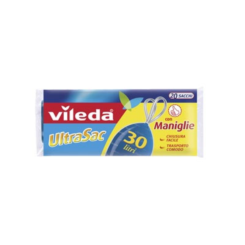 VILEDA ULTRASAC LT. 30 PCS.15 REINFORCED WITH HANDLES