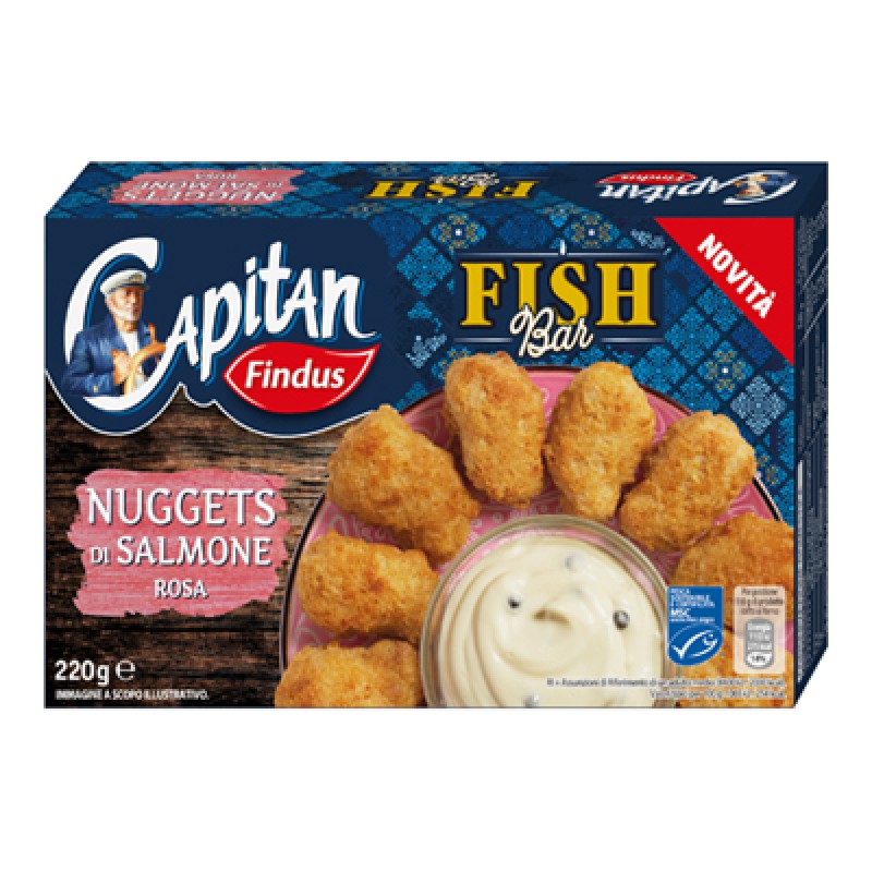 FINDUS NUGGETS OF PINK SALMON GR.220