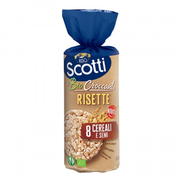 SCOTTI RISETTE 8 CEREALS AND SEEDS GR. 130