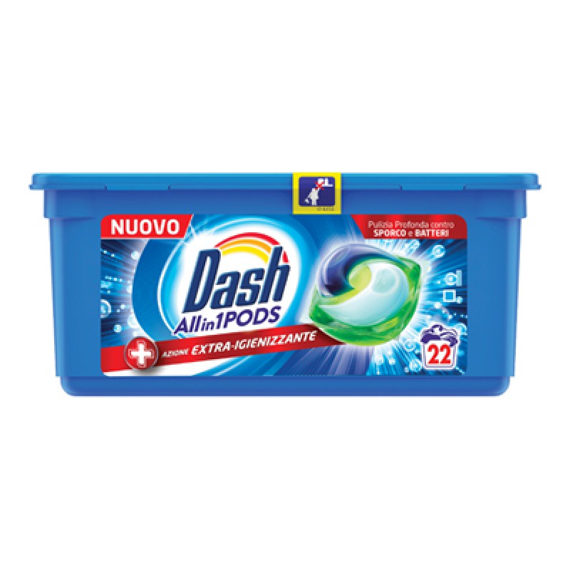 DASH PODS X 22 SANITIZING ALL IN1