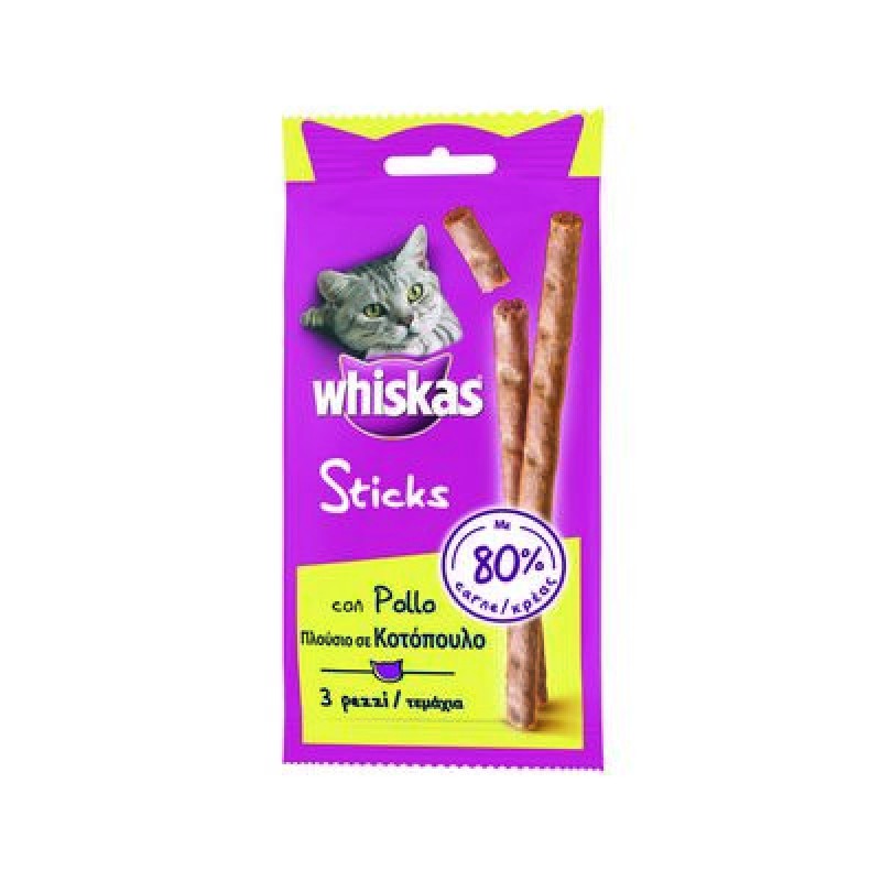 WHISKAS STICKS GR.18 CHICKEN