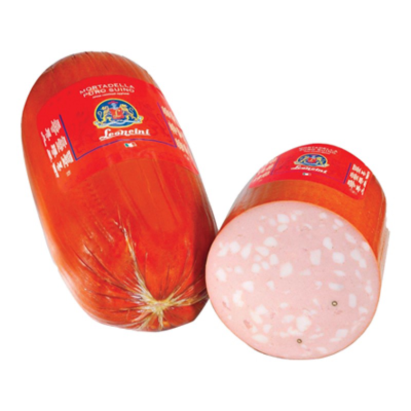 LEONC.MORTADELLA RED 1/2 SV CT = 1PZ KG15