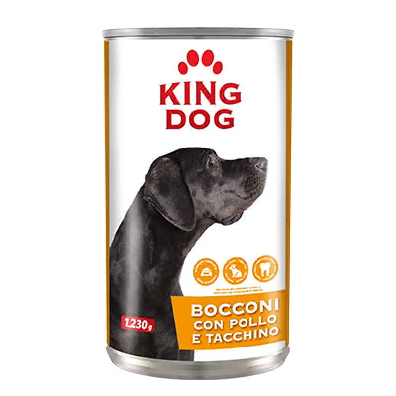 KING DOG CHUNKS CHICKEN / TURKEY GR. 1230 CAN