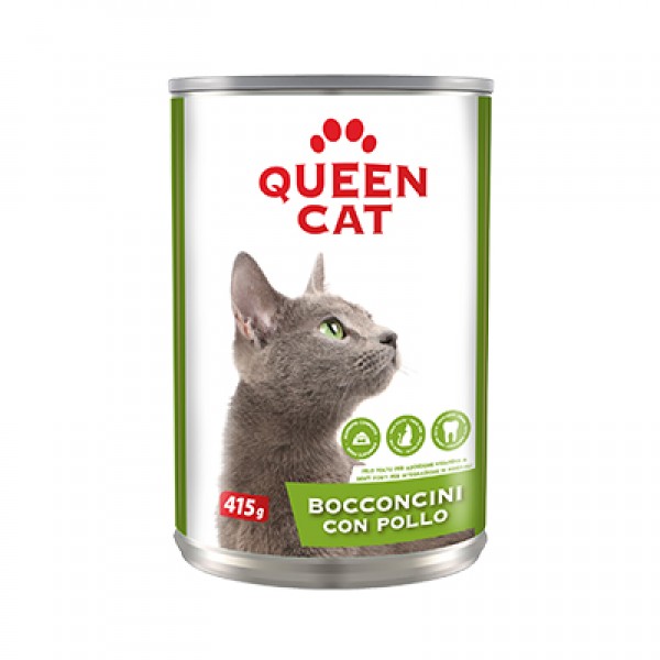 QUEEN CAT CHICKEN CHUNKS CAN GR.415
