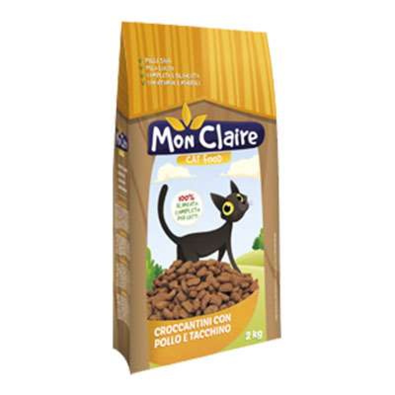 MON CLAIRE CAT KIBBLE CHICKEN / TURKEY KG. 2