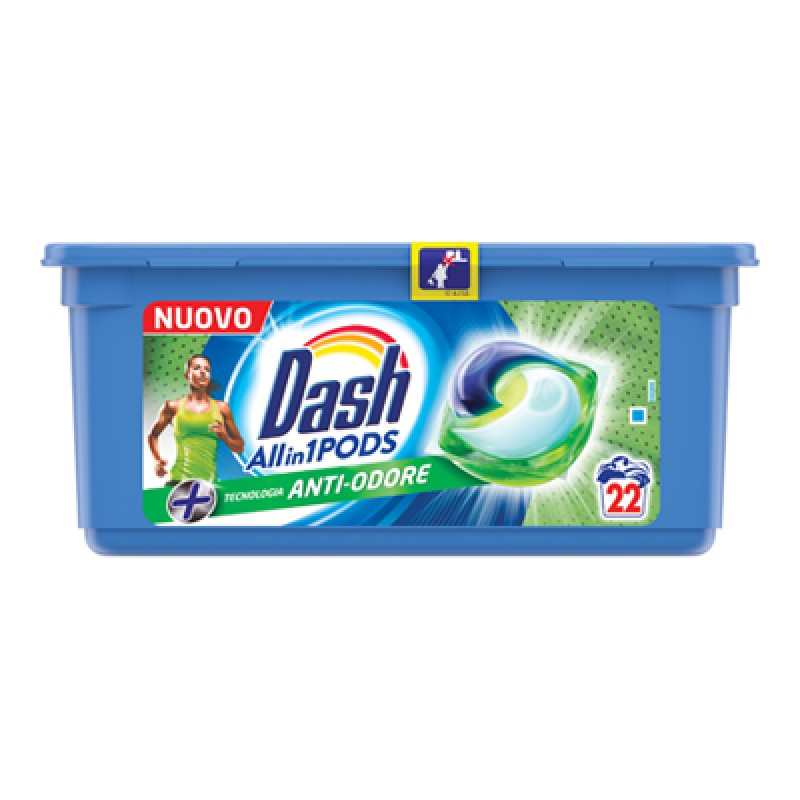 DASH PODS X 22 ANTI-ODOR ALL IN1