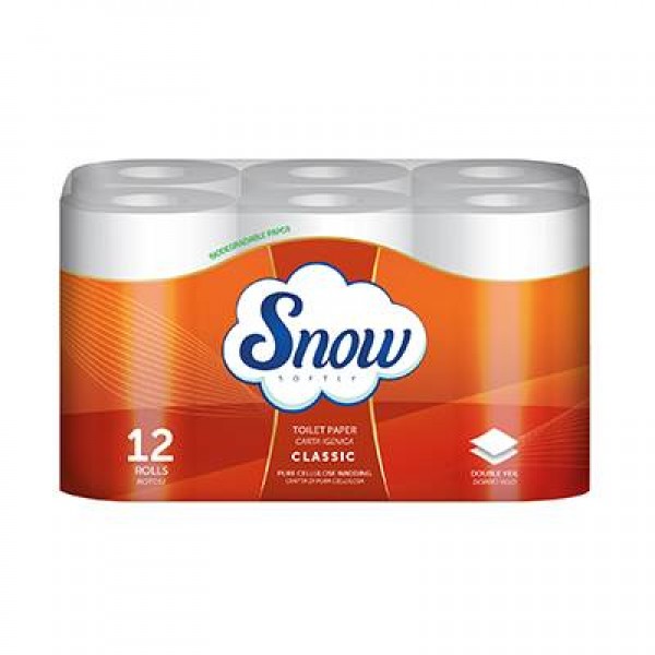 SNOW TOILET PAPER 2V X12 BOX GR.960