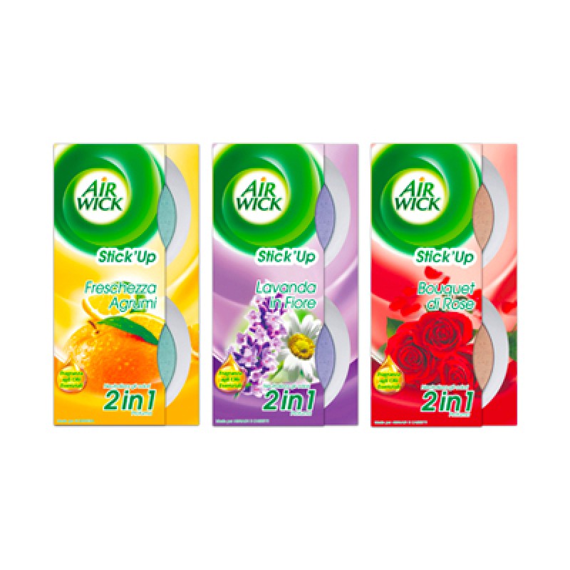 AIR WICK STICK UP MISTO GR.60 8 AGRUMI+10 LAVANDA+ 6 BOUQUET