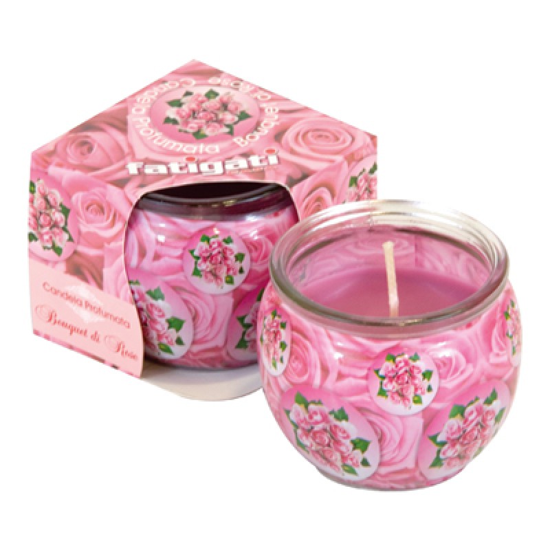 PINK SCENTED CANDLE