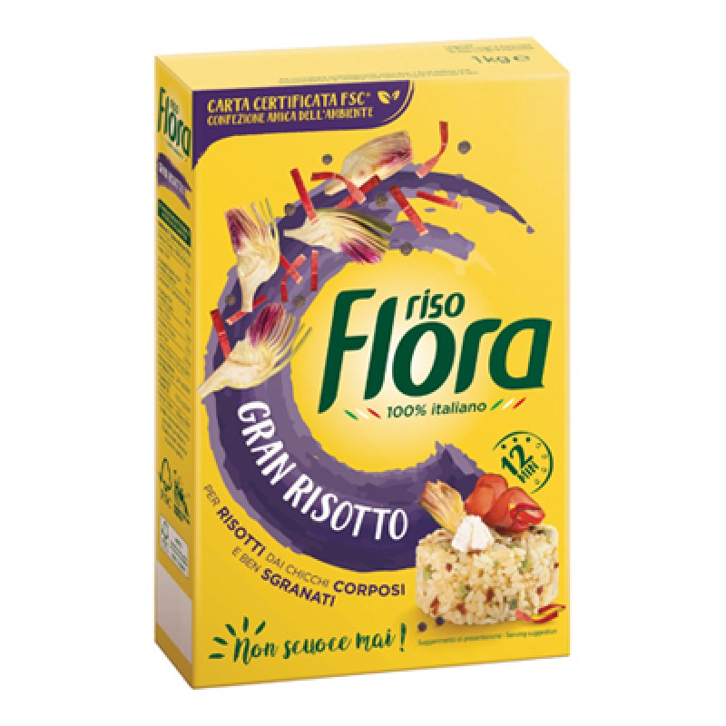 RISO FLORA GRAN RISOTTO KG.1