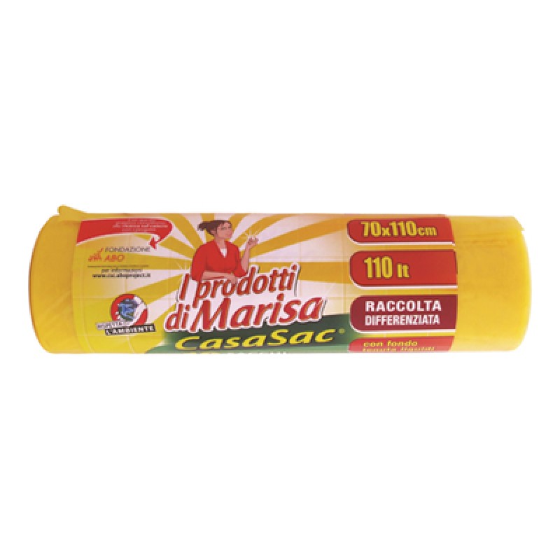 CSC BAGS WITH HANDLE 10 PIECES 70X110 YELLOW