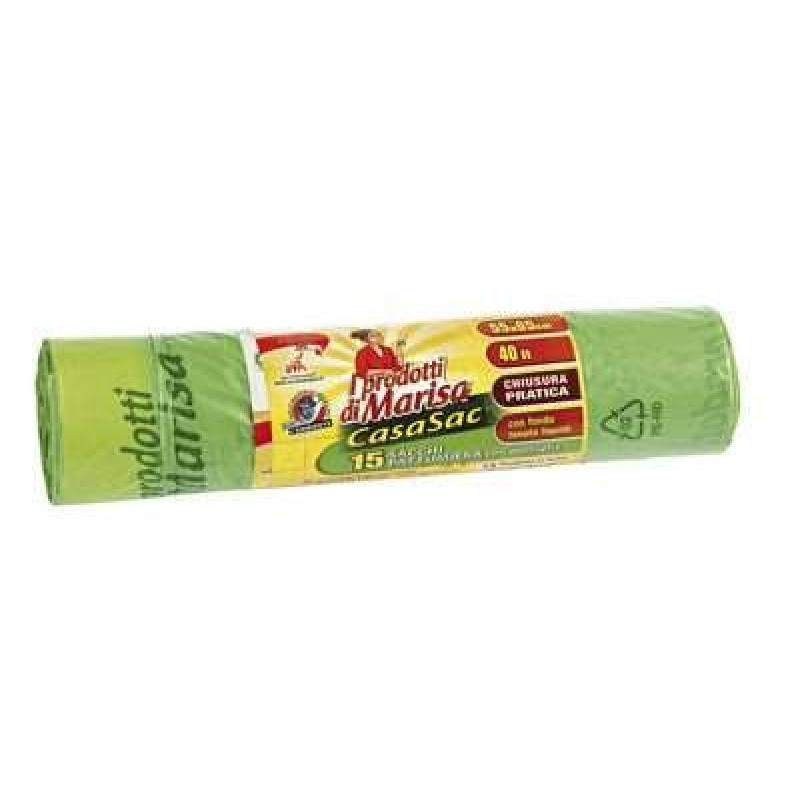 CSC GARBAGE BAGS WITH HANDLES X15 55X65 LT.40