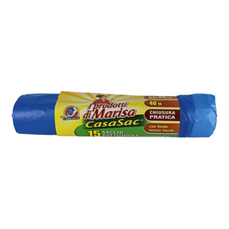 CSC BAGS WITH HANDLES X15 55X65 BLUE LT.40