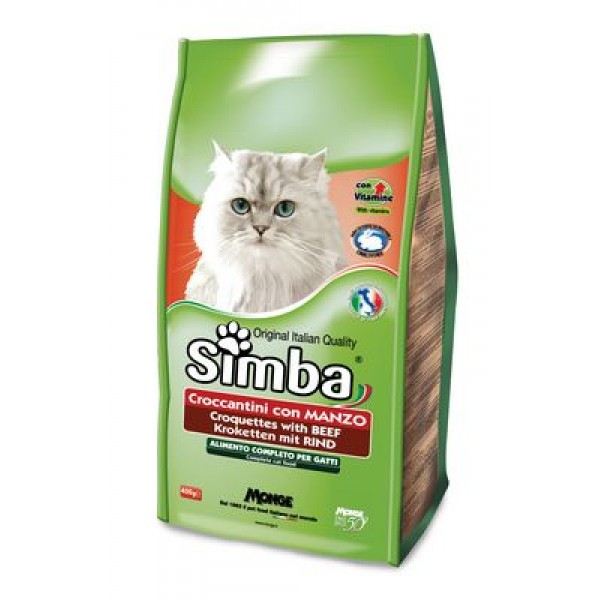 SIMBACAT CROCCANTINI BEEF GR. 400