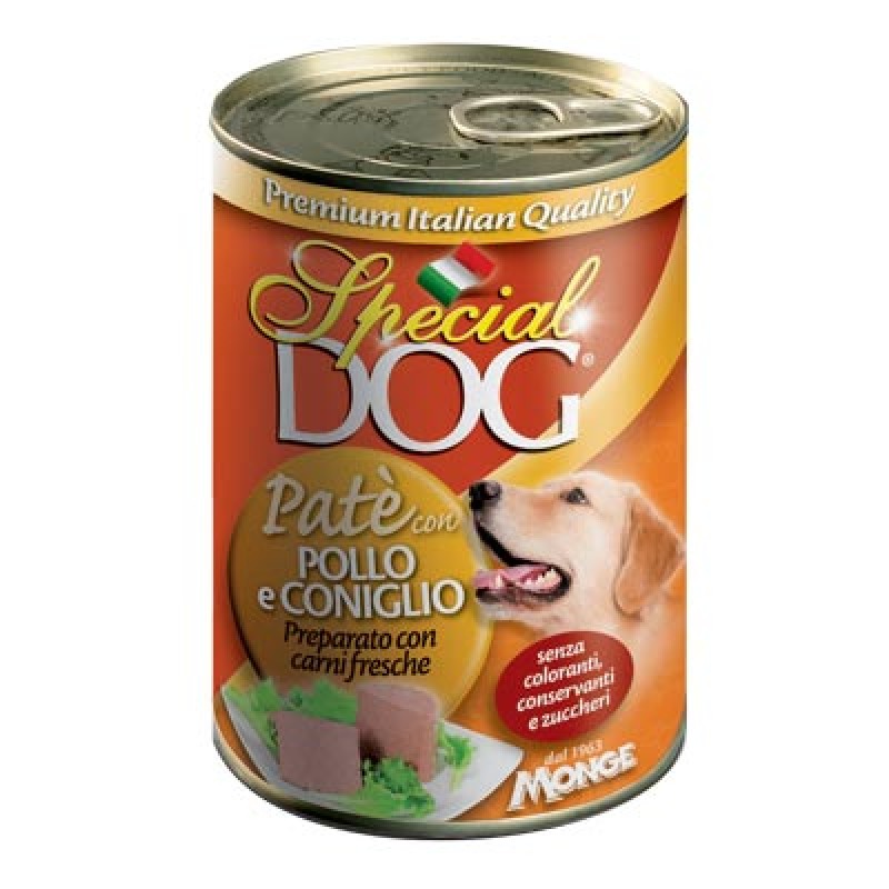 SPECIAL DOG ​​PATE CHICKEN / RABBIT 400GR