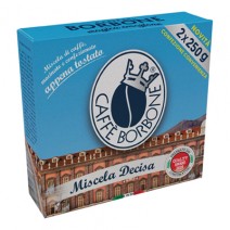 BORBONE GROUND COFFEE GR.250X2 DECISED BLEND (BLUE)