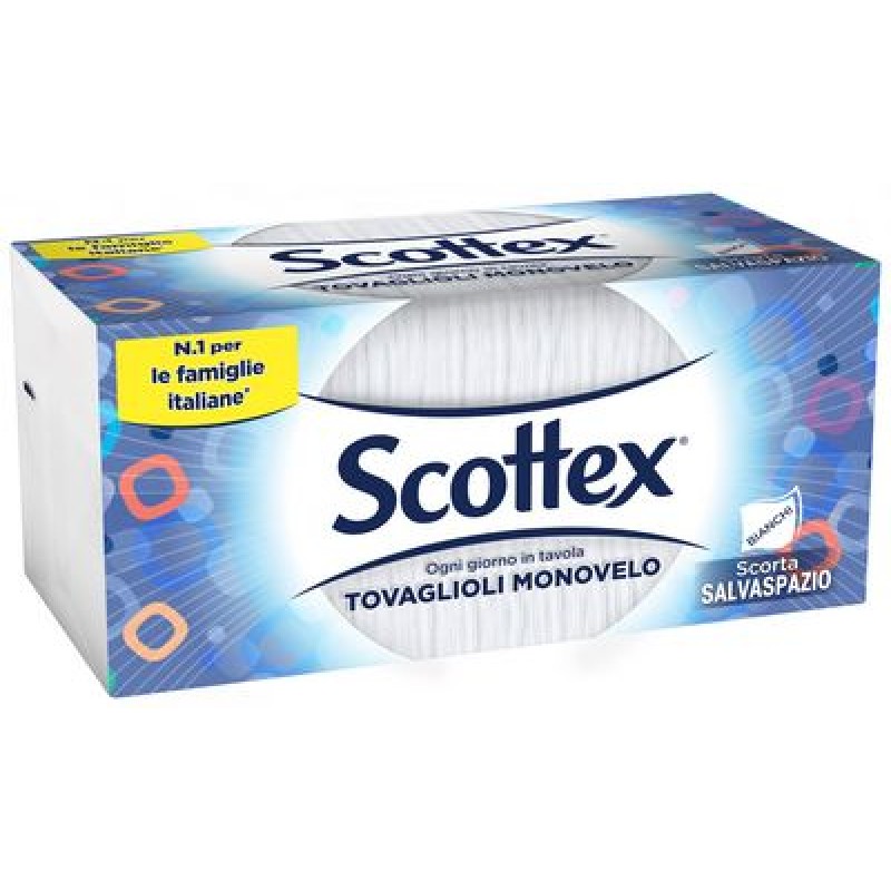 SCOTTEX STOCK NAPKINS X 288 SINGLE PILE WHITE