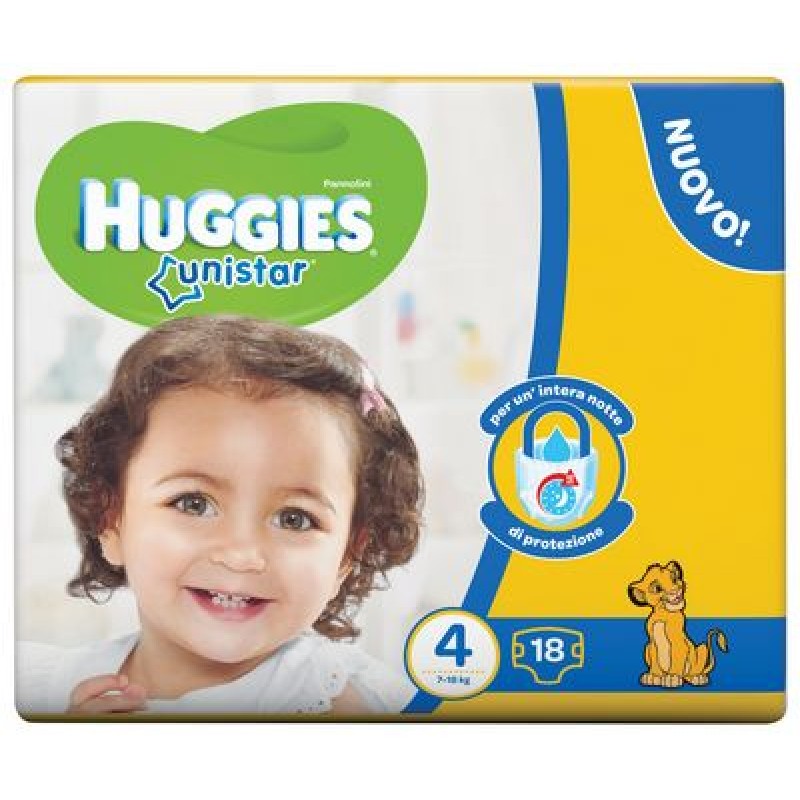 HUGGIES UNISTAR MAXI TG.4 18PZ KG.7-18