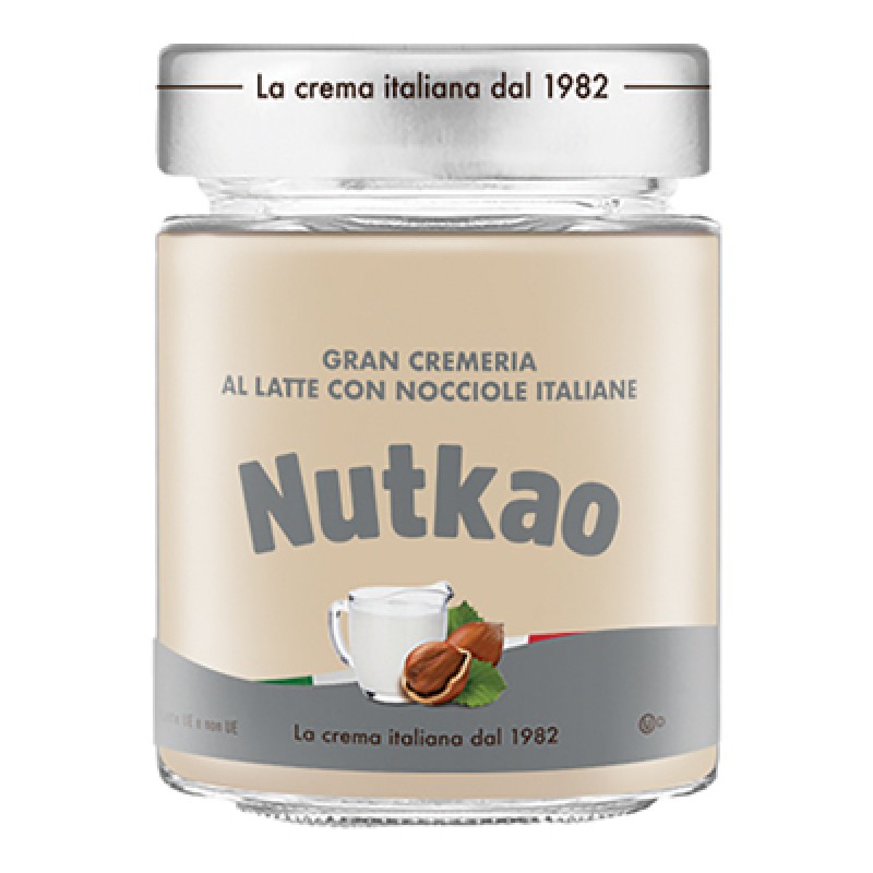 NUTKAO MILK AND HAZELNUTS CREAM JAR GR. 350
