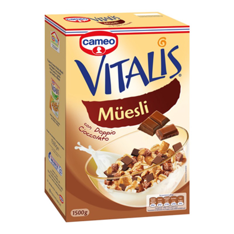 CAMEO VITALIS MUESLI KG.1,5 DOPPIO CIOCCOLATO