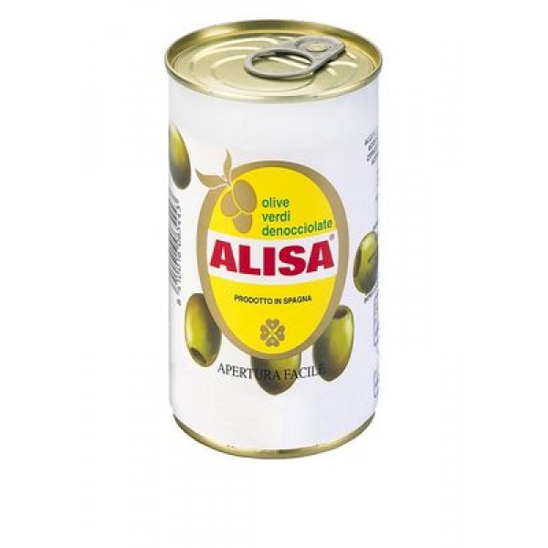 ALISA GREEN PITTED OLIVES GR. 350