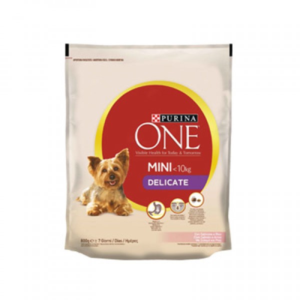 ONE MINI DOG SALMON / RICE GR.800