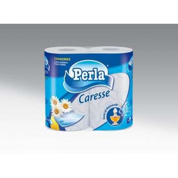 PERLA CARTA IGIENICA CARESSE X4 ROTOLI CAMOMILLA