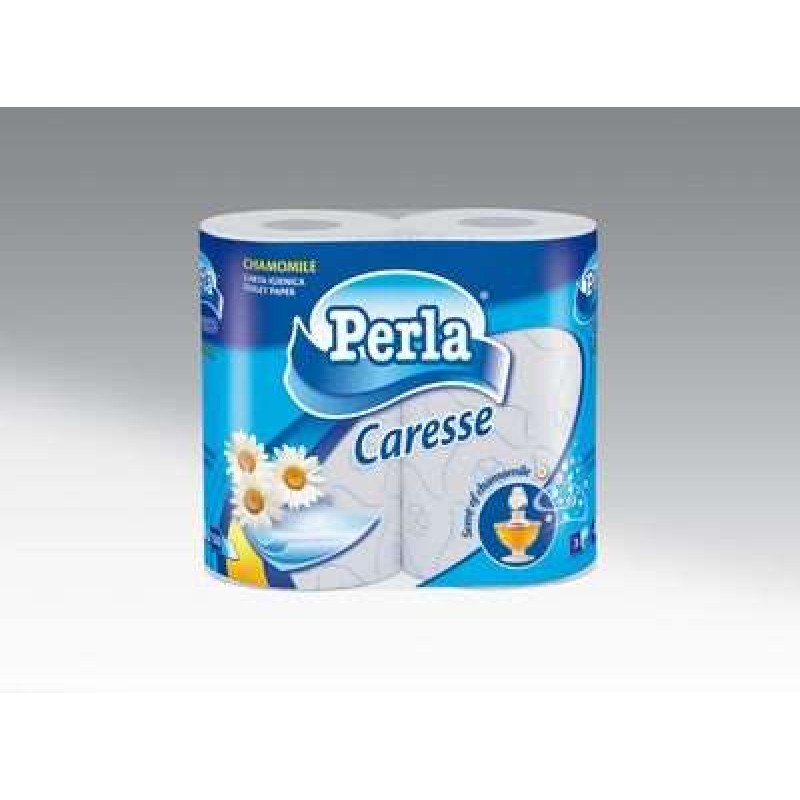 PERLA CARTA IGIENICA CARESSE X4 ROTOLI CAMOMILLA