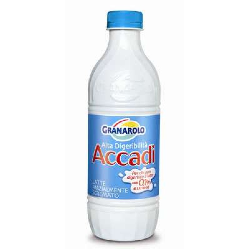 ACCADI FRESH PARTIALLY SKIMMED MILK LT. 1 BOTTLE