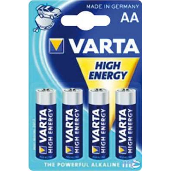 VARTA ALKALINE STILO 4 PCS HIGH ENERGY