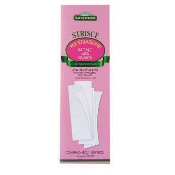 NATURAVERDE PROFESSIONAL HAIR REMOVAL STRIPS TNTPEZZI 100