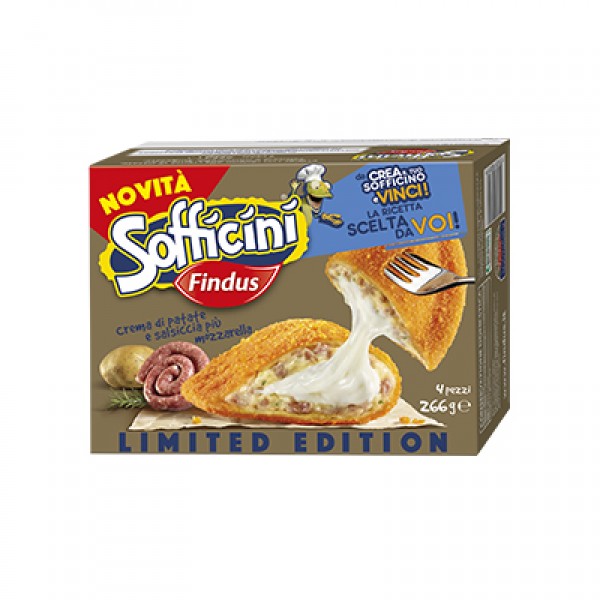 FINDUS SOFFICINI GR.266 MYTHICAL SAUSAGE AND POTATO CREAM