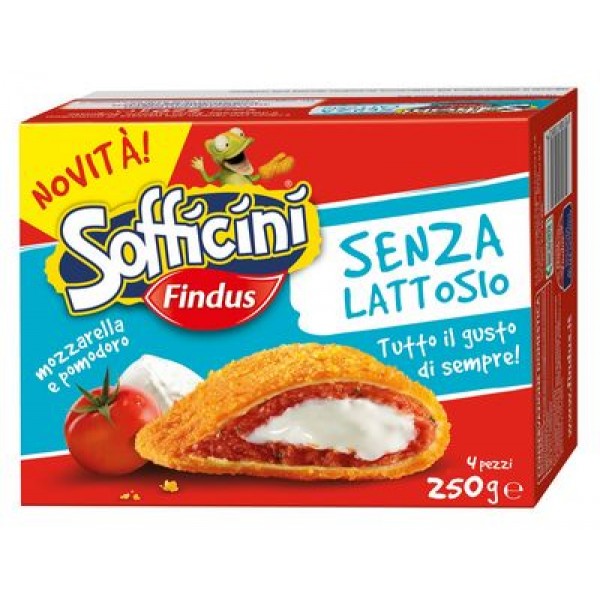 FINDUS SOFFICINI GR.250 WITHOUT LACTOSE MOZZARELLA TOMATO