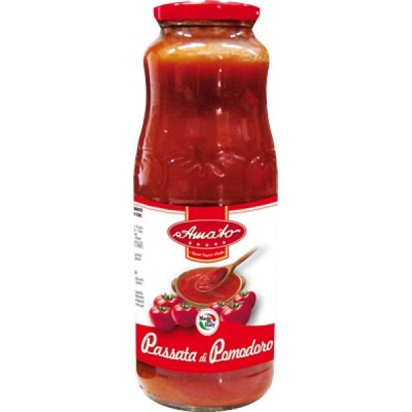 AMATO PASSATA BOTTLE GR.680 GOOD TASTE LABEL