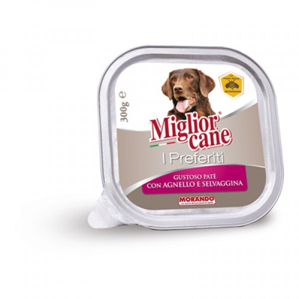 BEST DOG FAVORITES TRAY GR.300 LAMB / GAME