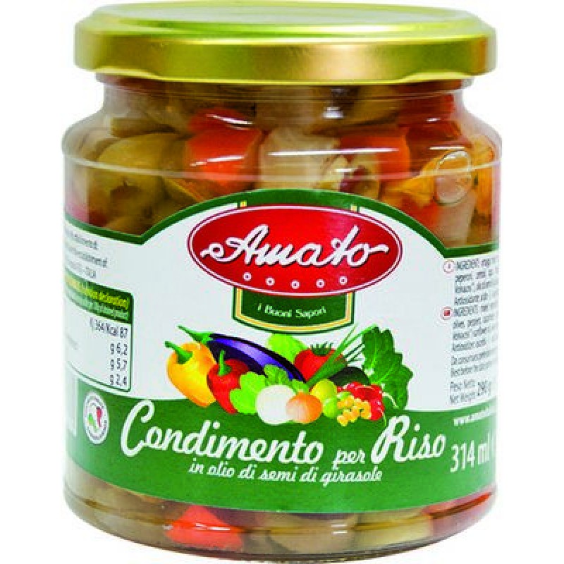 AMATO CONDIMENT FOR RICE IN SUNFLOWER OIL ML. 314