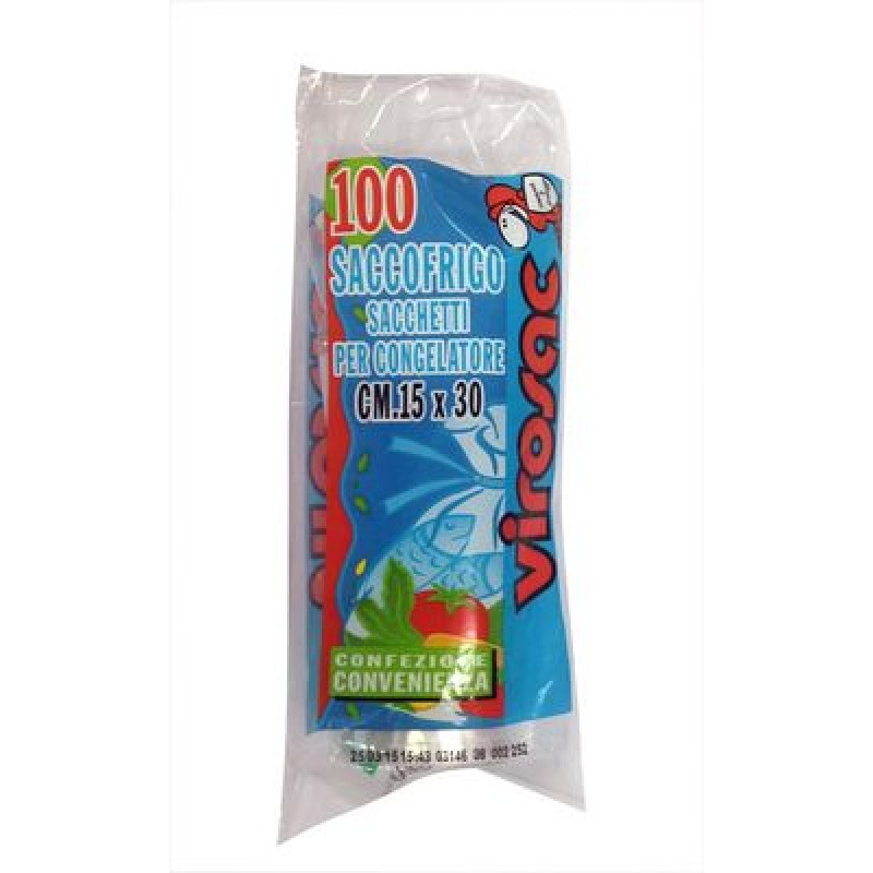 VIROSAC FAMILY BAG CM55X70 LIGHT BLUE ROLL