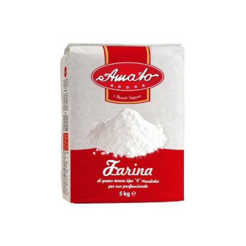 AMATO FLOUR TYPE 0 KG. 5 PIZZA GOOD FLAVORS