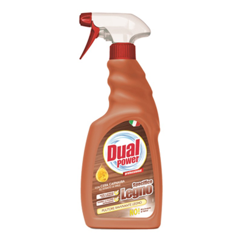 DUALPOWER DETERGENTE SPRAY LEGNO ML.500